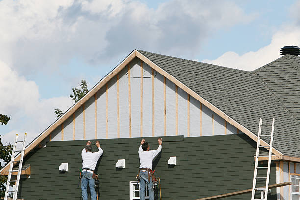 Professional Siding Replacement technician working in Cambridge Springs, PA